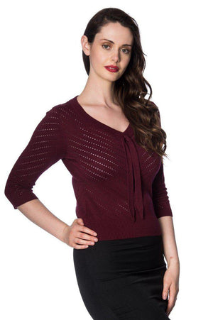 Charlie Chevron Top-Banned-Dark Fashion Clothing