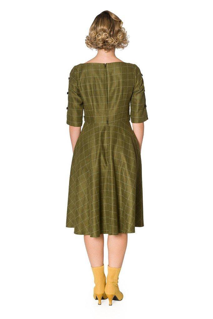 Cheeky Fit And Flare Dress-Banned-Dark Fashion Clothing