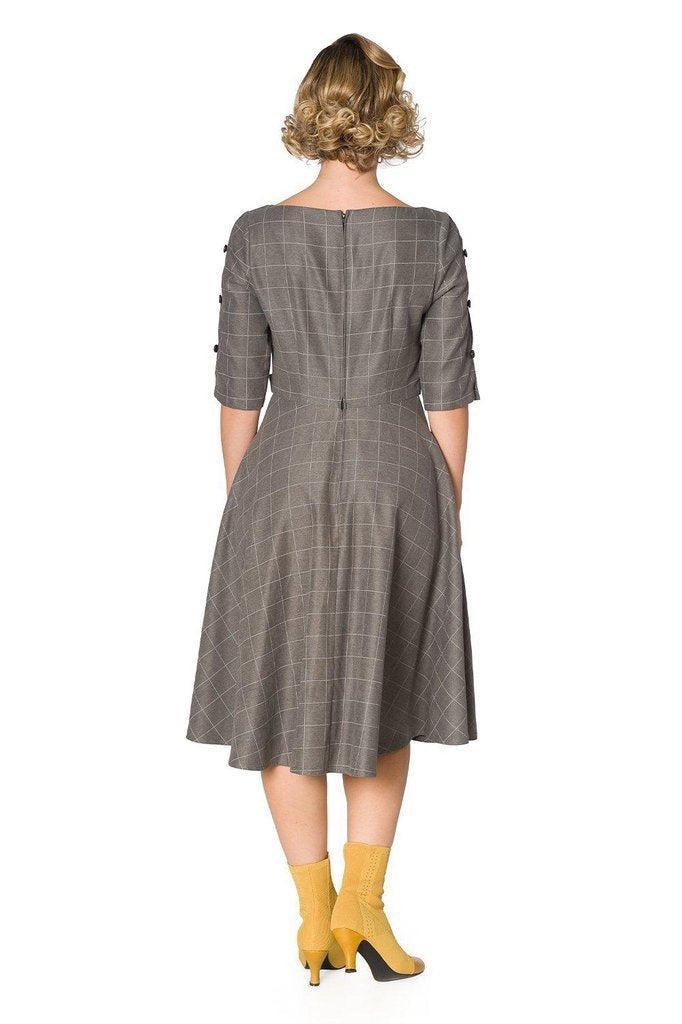 Cheeky Fit And Flare Dress-Banned-Dark Fashion Clothing