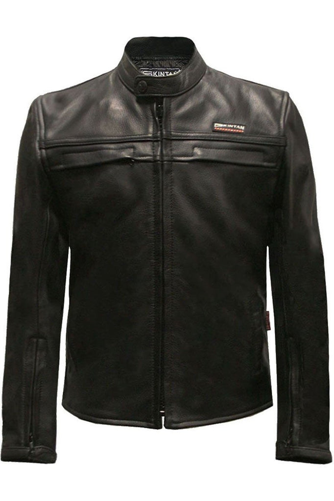 Childrens Trojan Motorcycle Jacket-Skintan Leather-Dark Fashion Clothing