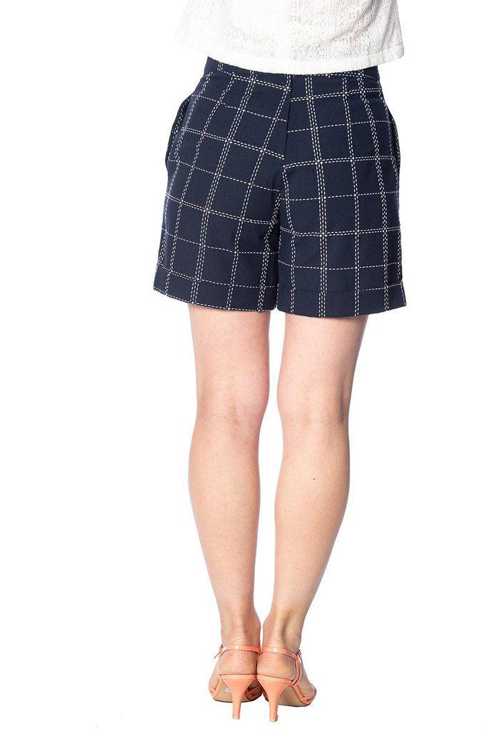 Chill Checks Shorts-Banned-Dark Fashion Clothing