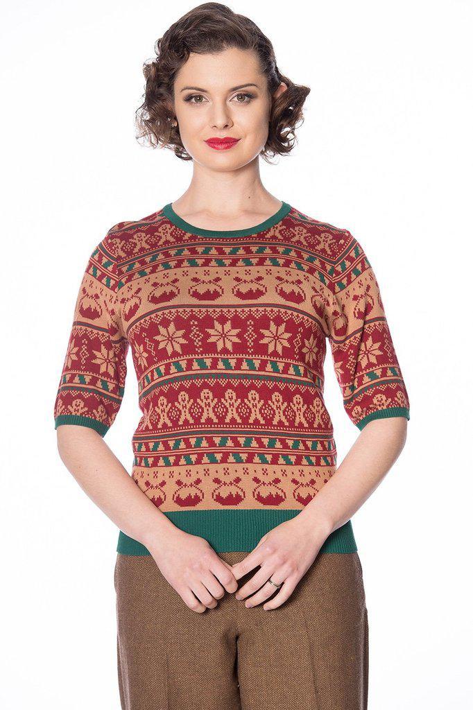 Christmas Pud Jumper-Banned-Dark Fashion Clothing