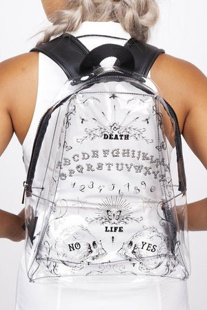 Clear Ouija Backpack-Jawbreaker-Dark Fashion Clothing