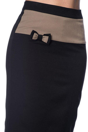 Colour Block Skirt-Banned-Dark Fashion Clothing