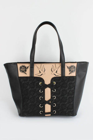 Corset Shoulder Bag-Jawbreaker-Dark Fashion Clothing