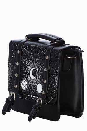 Cosmic Small Satchel Bag-Banned-Dark Fashion Clothing