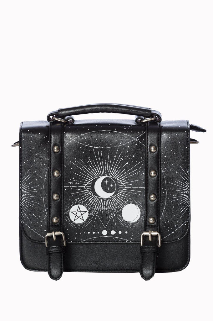 Cosmic Small Satchel Bag-Banned-Dark Fashion Clothing