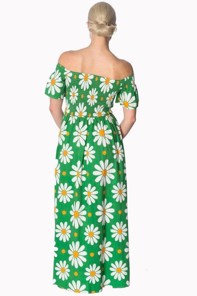 Crazy Daisy Plus Size Smock Dress-Banned-Dark Fashion Clothing