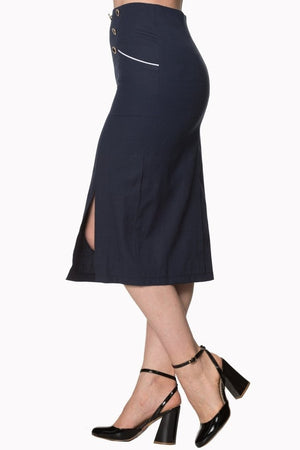 Crossfire Plus Size Skirt-Banned-Dark Fashion Clothing