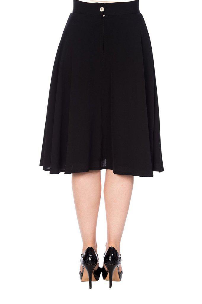 Cute As A Button Skirt-Banned-Dark Fashion Clothing
