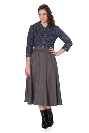 Cute Check Mate Skirt-Banned-Dark Fashion Clothing