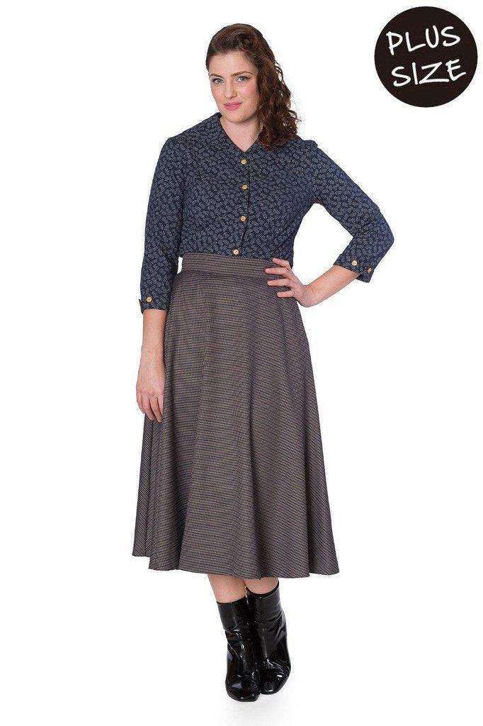 Cute Check Mate Skirt-Banned-Dark Fashion Clothing