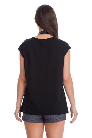 Dark Summer Tie Top-Banned-Dark Fashion Clothing