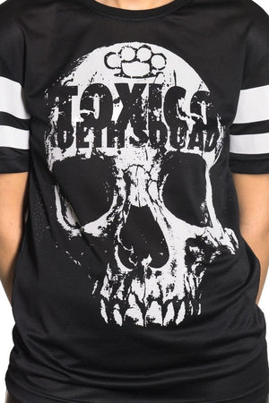 Deth Squad Ladies Mesh T-Shirt-Toxico-Dark Fashion Clothing