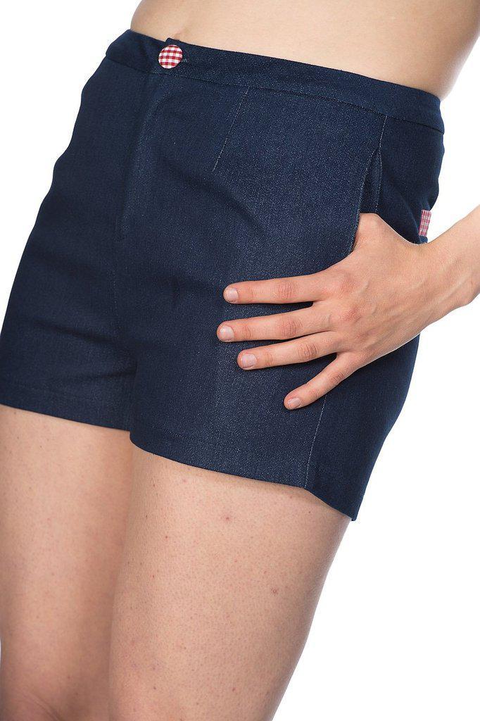 Diner Days Shorts-Banned-Dark Fashion Clothing