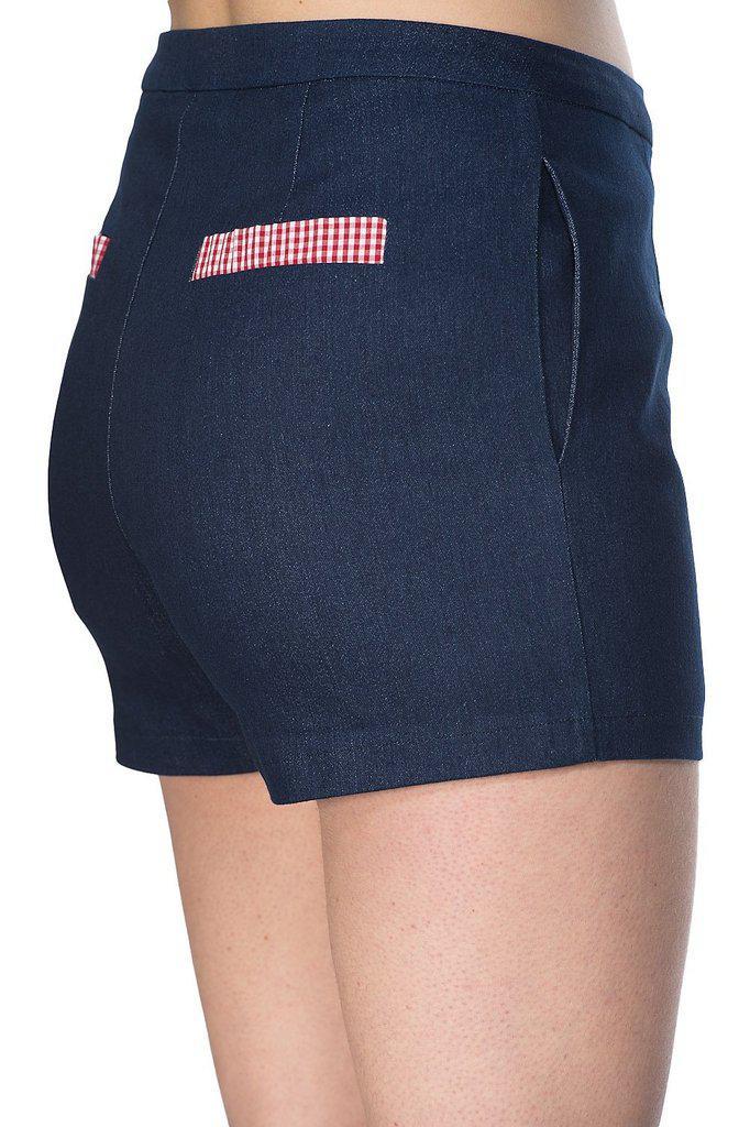 Diner Days Shorts-Banned-Dark Fashion Clothing