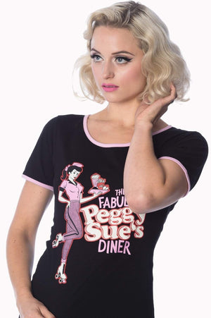 Diner T-Shirt-Banned-Dark Fashion Clothing