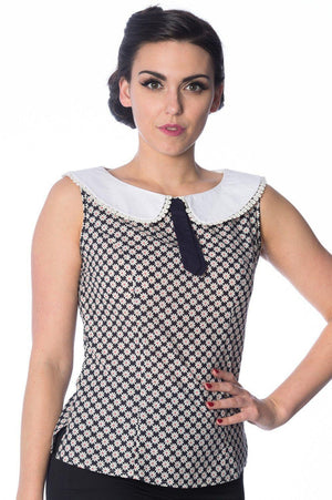 Ditsy Daisy Top-Banned-Dark Fashion Clothing