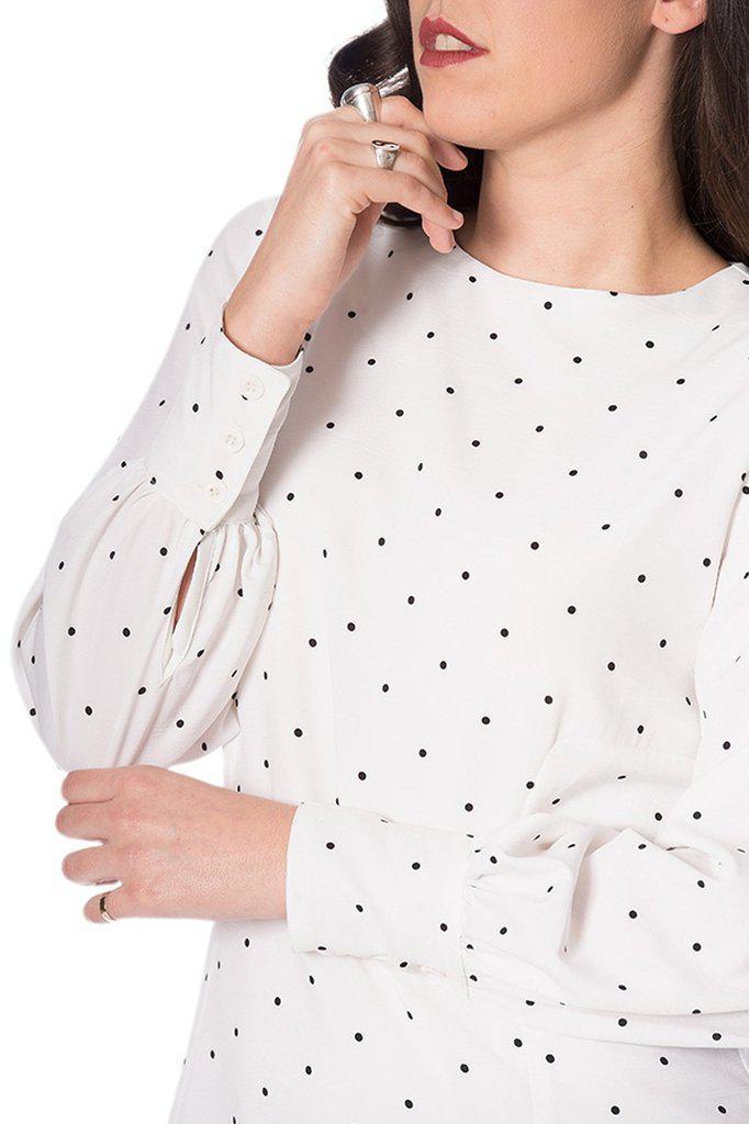 Dolly Dot Dress-Banned-Dark Fashion Clothing