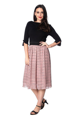 Dots About Spots Skirt-Banned-Dark Fashion Clothing
