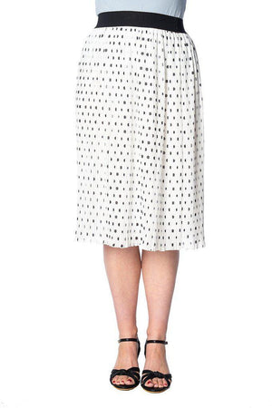 Dots About Spots Skirt-Banned-Dark Fashion Clothing