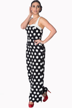 Dotty About You Playsuit-Banned-Dark Fashion Clothing