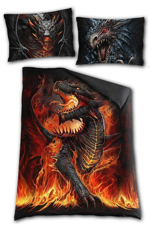 Draconis - Single Duvet Cover + UK And EU Pillow case-Spiral-Dark Fashion Clothing