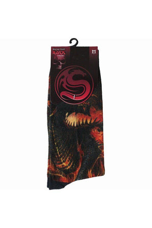 Draconis - Unisex Printed Socks-Spiral-Dark Fashion Clothing