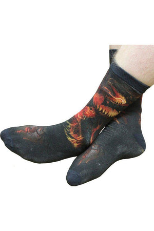 Draconis - Unisex Printed Socks-Spiral-Dark Fashion Clothing