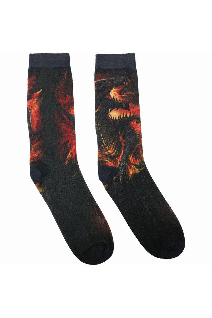 Draconis - Unisex Printed Socks-Spiral-Dark Fashion Clothing