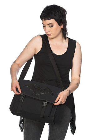 Dragon Frenzy Messenger Bag-Banned-Dark Fashion Clothing