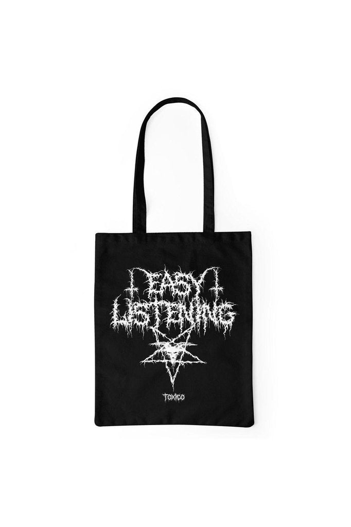 Easy Listening Tote Bag-Toxico-Dark Fashion Clothing
