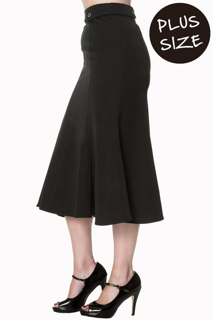 Elegance Personified Plus Size Skirt-Banned-Dark Fashion Clothing