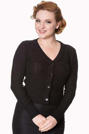 Empire Cardigan-Banned-Dark Fashion Clothing