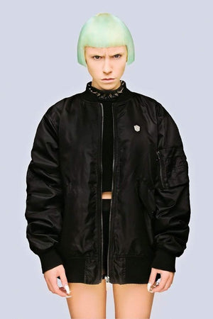 Enneagram MA1 Jacket - Unisex-Long Clothing-Dark Fashion Clothing