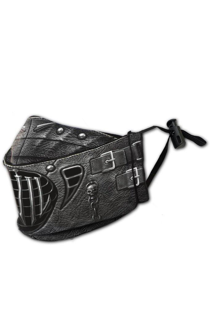 Evil - Premium Cotton Fashion Mask with Adjuster-Spiral-Dark Fashion Clothing