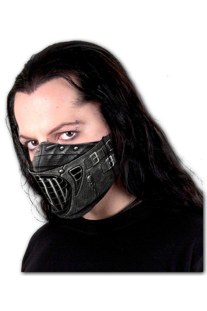 Evil - Premium Cotton Fashion Mask with Adjuster-Spiral-Dark Fashion Clothing