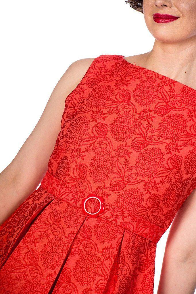 Florida Jacquard Dress-Banned-Dark Fashion Clothing