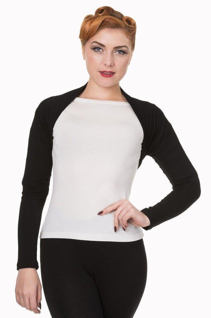 Banned Folded Shrug Abn908 Various Colours Dark Fashion Clothing