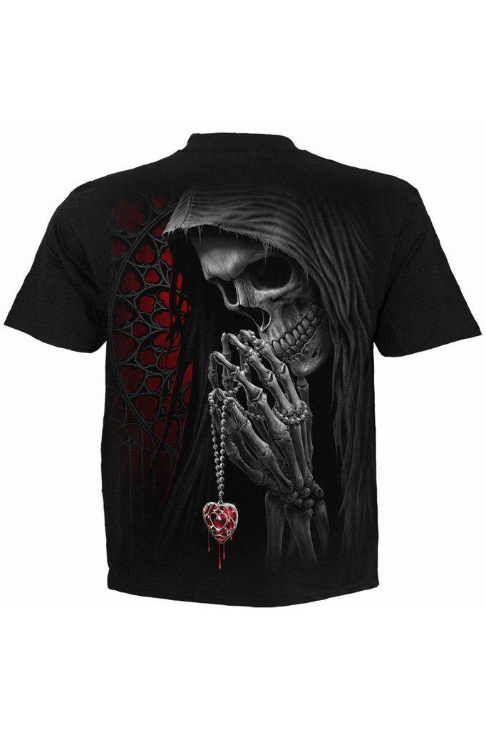 Forbidden - T-Shirt Black-Spiral-Dark Fashion Clothing