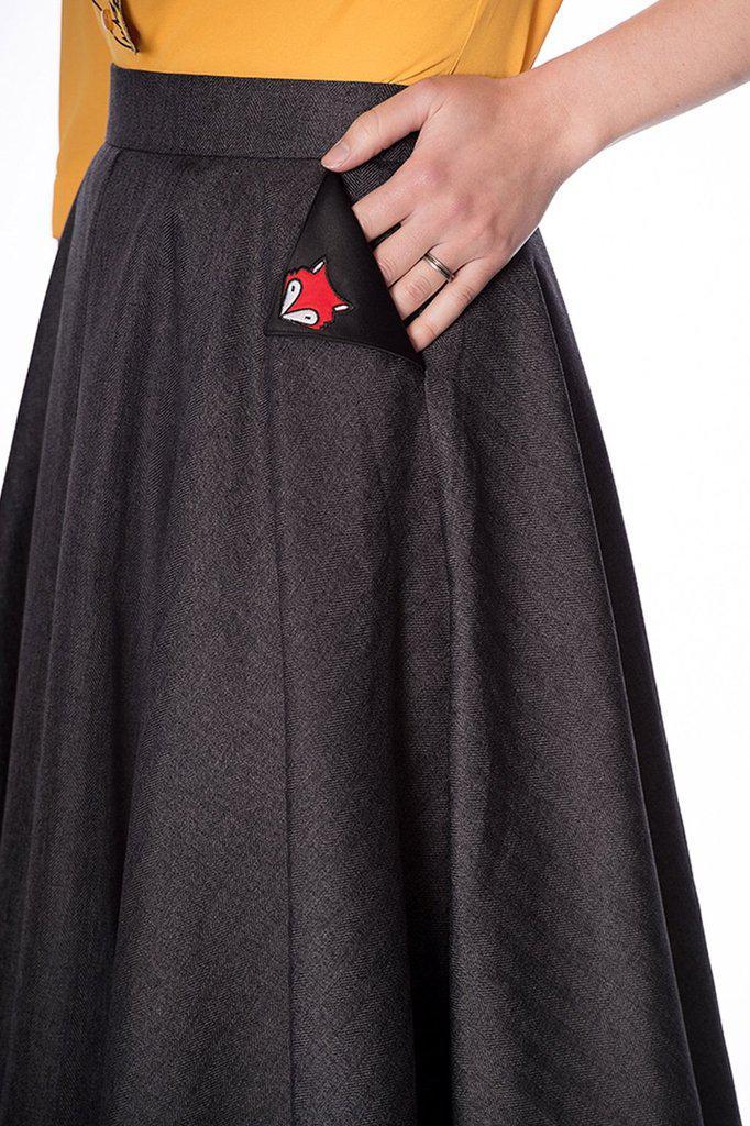 Foxy Skirt-Banned-Dark Fashion Clothing