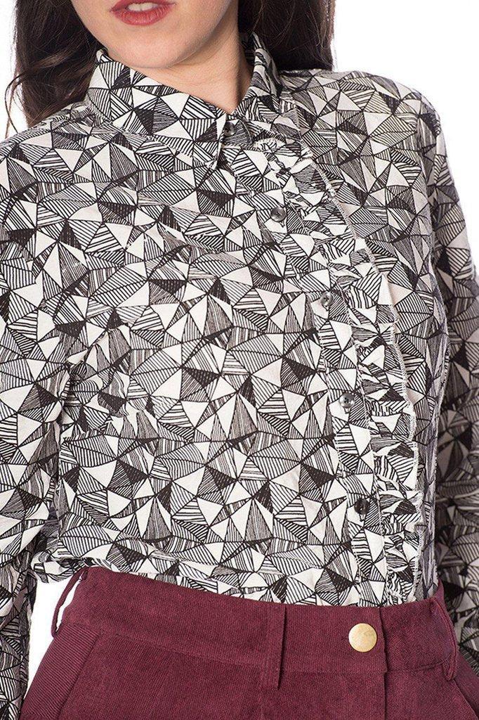 Frill Me Shirt-Banned-Dark Fashion Clothing