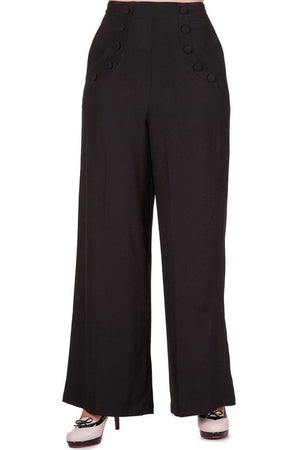 Banned Full Moon Trousers - Tbn436 - Various Colours - Dark Fashion ...