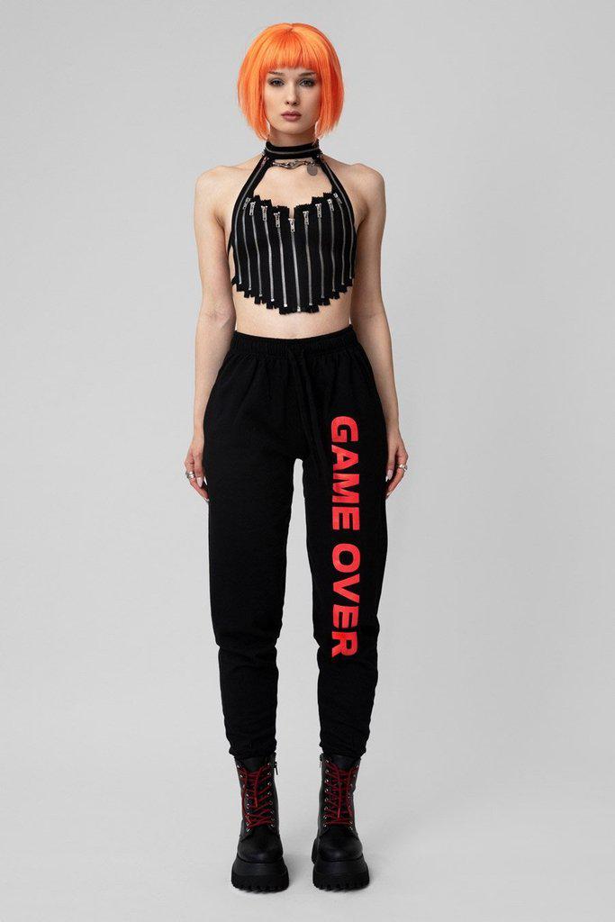 Game Over Joggers - Unisex-Long Clothing-Dark Fashion Clothing