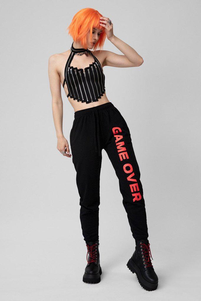 Game Over Joggers - Unisex-Long Clothing-Dark Fashion Clothing