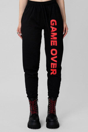 Game Over Joggers - Unisex-Long Clothing-Dark Fashion Clothing