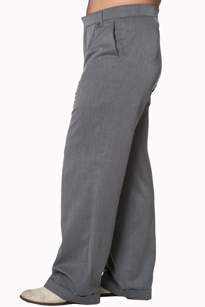 Get In Line Trouser-Banned-Dark Fashion Clothing