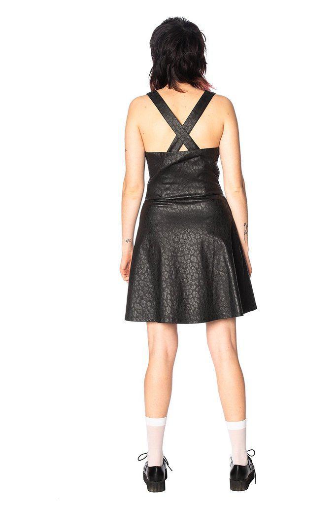 Glam Goth Leo Dress-Banned-Dark Fashion Clothing