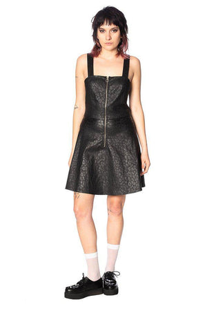 Glam Goth Leo Dress-Banned-Dark Fashion Clothing