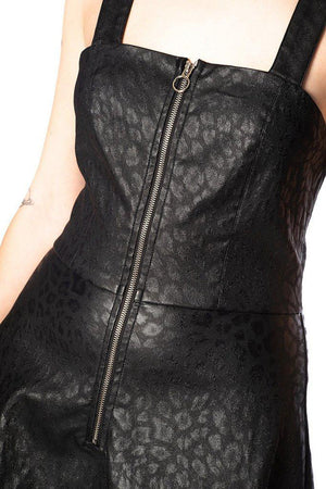 Glam Goth Leo Dress-Banned-Dark Fashion Clothing